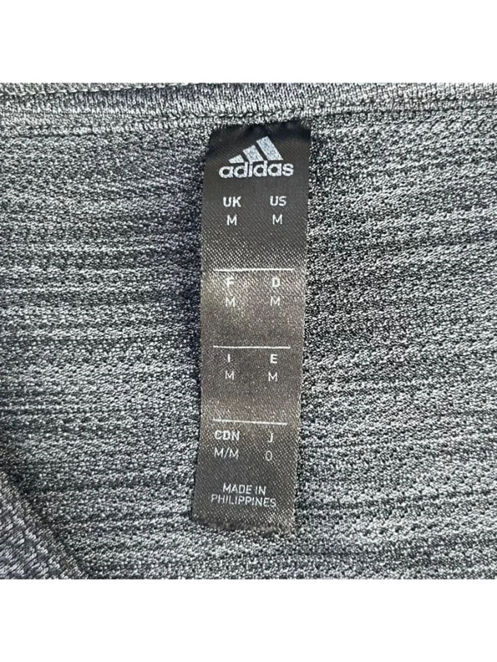 Adidas Performance Tshirt Mens Medium‎ Gray Activewear Workout